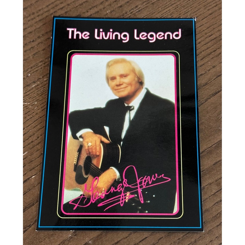 George‎ Jones The Living Legend Vintage Souvenir Postcard Scotty Nashville
